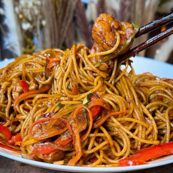 Chicken Spaghetti Jollof