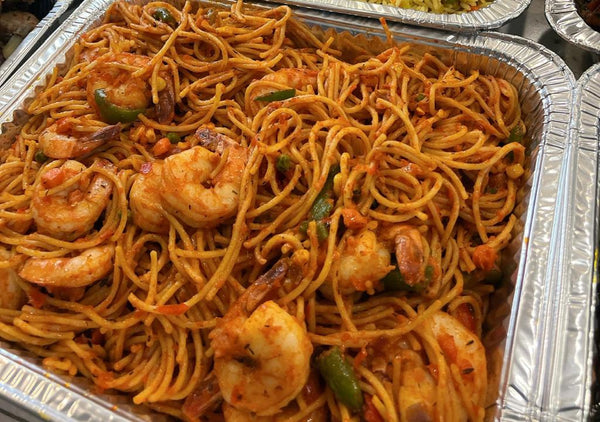 Prawn Spaghetti Jollof