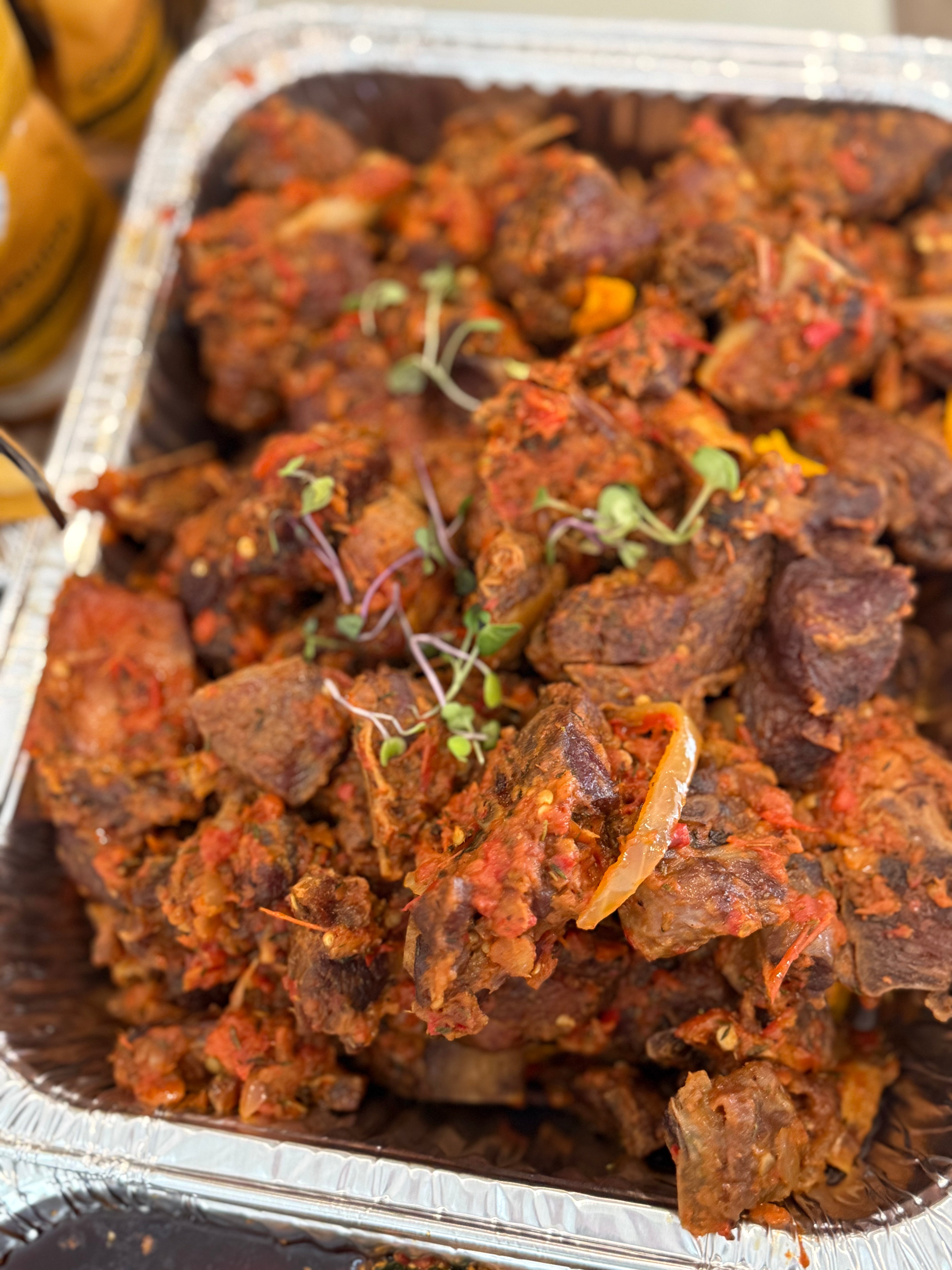 A Platter of Stewed Beef