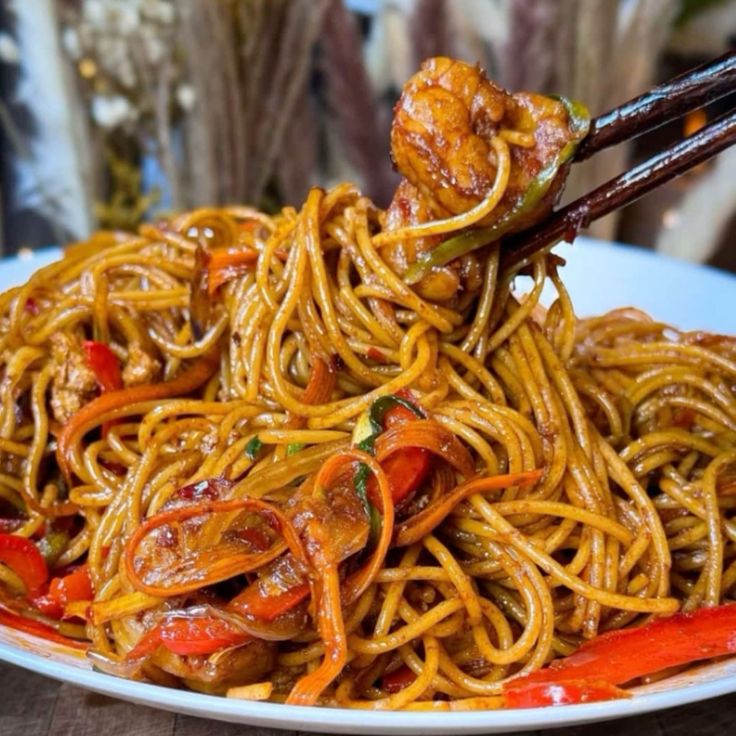 Chicken Spaghetti Jollof