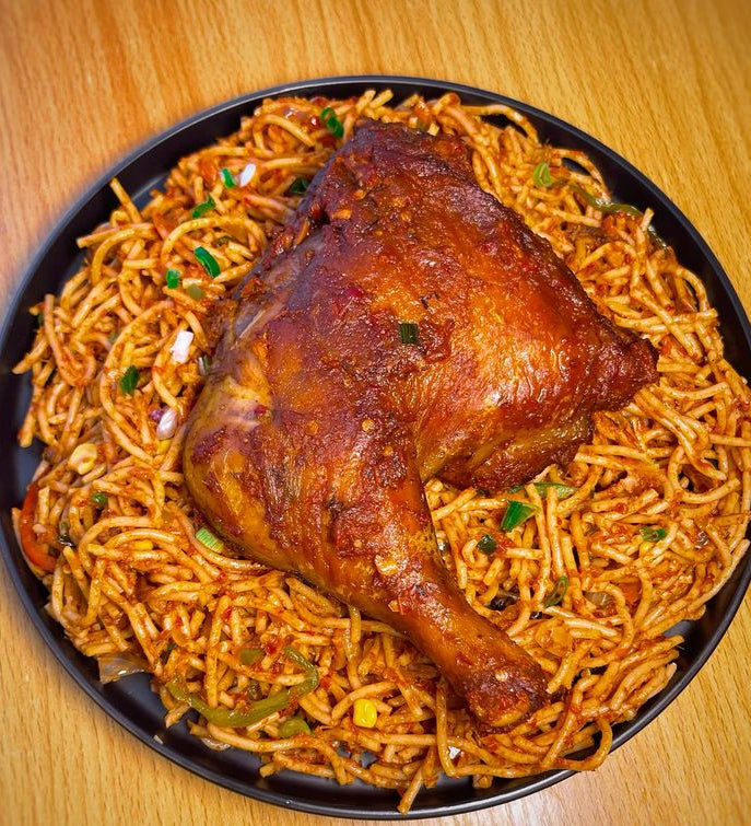 Chicken Spaghetti Jollof