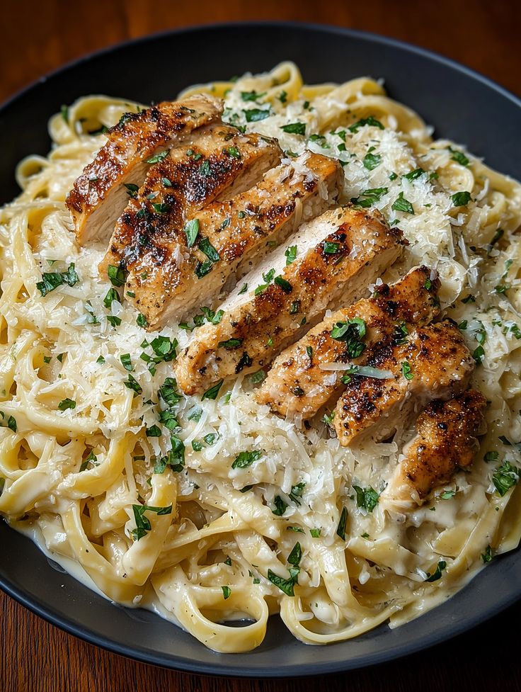 Creamy Chicken Fettuccine